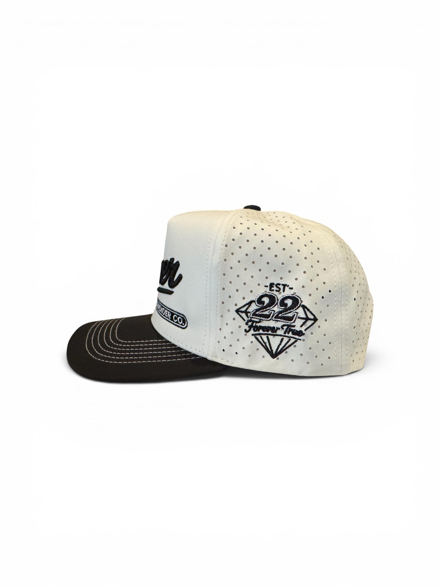 RAIN OR SHINE CLUB Hat White/Black