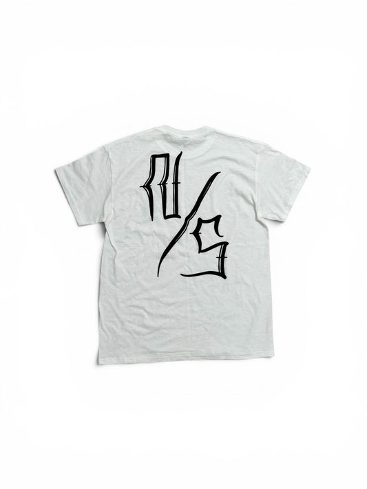 Slash White Tee